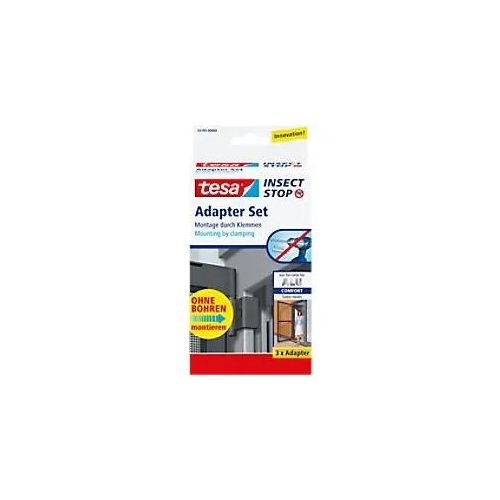 4042448377869 - tesa 55193-03 Adapter Alu Comfort Fliegengitter Adapter-Set Passend für Marke (Tiervertreiber) Fliegengitter 3 St 4042448377869 - tesa 55193-03 Adapter Alu Comfort Fliegengitter Adapter-Set Passend für Marke (Tiervertreiber) Fliegengitter 3 St