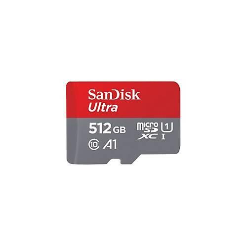 0619659200572 - SanDisk microSDXC Ultra 512GB (A1 UHS-I Cl10 150MB s) + Adapter Mobile microSDXC-Karte 512 GB A1 Application Performance Class UHS-Class 1