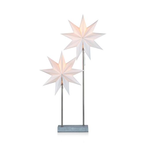 7330024560925 - Dekostern Weiß Metall Papier Stern Stern 46x80x14 cm CE EN 14786 stehend Dekoration Weihnachtsdekoration Adventssterne 7330024560925 - Dekostern Weiß Metall Papier Stern Stern 46x80x14 cm CE EN 14786 stehend Dekoration Weihnachtsdekoration Adventssterne