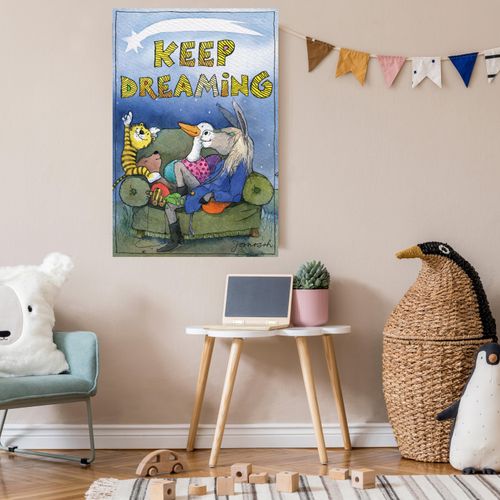 4262513380352 - Leinwandbild LUCKYLINDE Der kleine Bär und der kleine Tiger mit Freunden bunt (farbe bild(er) bunt) B60cm H90cm T2cm Canvas Holzrahmen Bilder Exklusive JANOSCH Kindermotive 4262513380352 - Leinwandbild LUCKYLINDE Der kleine Bär und der kleine Tiger mit Freunden bunt (farbe bild(er) bunt) B60cm H90cm T2cm Canvas Holzrahmen Bilder Exklusive JANOSCH Kindermotive
