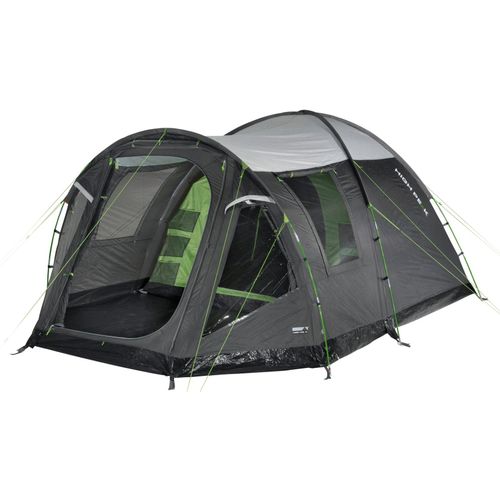 4001690118026 - Kuppelzelt HIGH PEAK Zelt Santiago 50 Zelte Gr B H L 300 cm x 195 cm x 430 cm grün (hellgrau dunkelgrau grün) Familienzelte