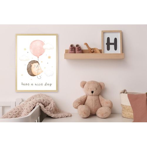 4067437120653 - Bild mit Rahmen QUEENCE Fliegender Igel mit Ballon braun (farbe rahmen natur braun beige farbe bild(er) braun) B50cm H70cm T15cm Plexiglas Holz Bilder HD Premium Posterdruck mit Echtholzrahmen 4067437120653 - Bild mit Rahmen QUEENCE Fliegender Igel mit Ballon braun (farbe rahmen natur braun beige farbe bild(er) braun) B50cm H70cm T15cm Plexiglas Holz Bilder HD Premium Posterdruck mit Echtholzrahmen