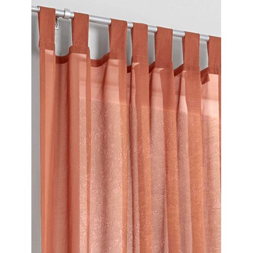 6930325645546 - Gardine HEINE HOME Gardinen Gr 225 cm Schlaufenaufhängung Schlaufen 140 cm orange (terracotta) 6930325645546 - Gardine HEINE HOME Gardinen Gr 225 cm Schlaufenaufhängung Schlaufen 140 cm orange (terracotta)