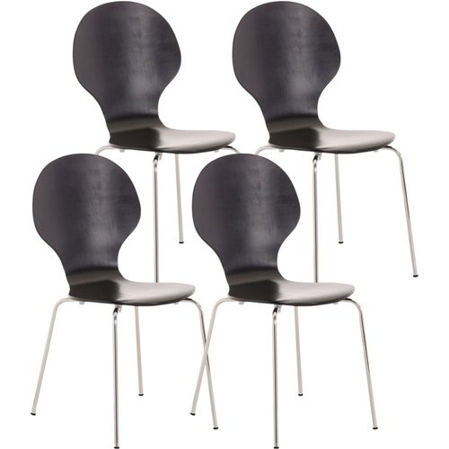 4251152617035 - 4x Stapelstuhl DIEGO l Ergonomisch geformter Konferenzstuhl mit Holzsitz und Metallgestell I Stapelbarer Stuhl mit pflegeleichter Sitzfläche 4251152617035 - 4x Stapelstuhl DIEGO l Ergonomisch geformter Konferenzstuhl mit Holzsitz und Metallgestell I Stapelbarer Stuhl mit pflegeleichter Sitzfläche