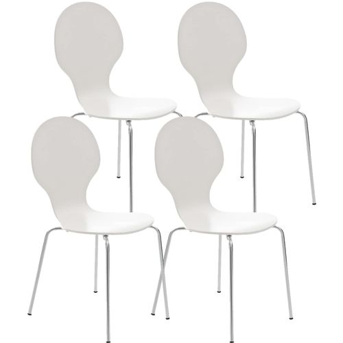 4251152617059 - 4x Stapelstuhl DIEGO l Ergonomisch geformter Konferenzstuhl mit Holzsitz und Metallgestell I Stapelbarer Stuhl mit pflegeleichter Sitzfläche 4251152617059 - 4x Stapelstuhl DIEGO l Ergonomisch geformter Konferenzstuhl mit Holzsitz und Metallgestell I Stapelbarer Stuhl mit pflegeleichter Sitzfläche