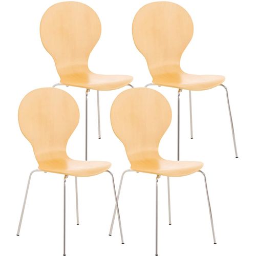 4251152617073 - 4x Stapelstuhl DIEGO l Ergonomisch geformter Konferenzstuhl mit Holzsitz und Metallgestell I Stapelbarer Stuhl mit pflegeleichter Sitzfläche 4251152617073 - 4x Stapelstuhl DIEGO l Ergonomisch geformter Konferenzstuhl mit Holzsitz und Metallgestell I Stapelbarer Stuhl mit pflegeleichter Sitzfläche