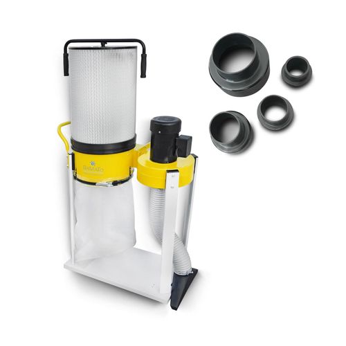 4260537610783 - BAMATO Absauganlage AB-1500CF mit Feinstaubfilter und Adapter Set (230V) 4260537610783 - BAMATO Absauganlage AB-1500CF mit Feinstaubfilter und Adapter Set (230V)