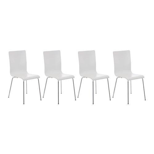 4251380487486 - 4er-Set Wartezimmerstuhl PEPE mit ergonomisch geformten Holzsitz und Metallgestell I 4x Konferenzstuhl In verschiedenen Farben erhältlich 4251380487486 - 4er-Set Wartezimmerstuhl PEPE mit ergonomisch geformten Holzsitz und Metallgestell I 4x Konferenzstuhl In verschiedenen Farben erhältlich