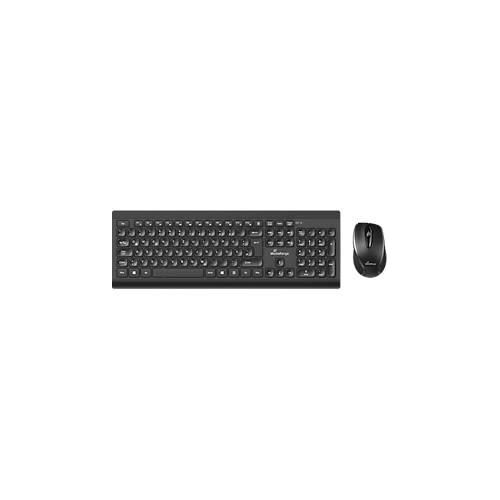 4260283117819 - MEDIARANGE MROS104 - Volle Größe (100%) - Kabellos - RF Wireless - QWERTY - Schwarz - Maus enthalten 4260283117819 - MEDIARANGE MROS104 - Volle Größe (100%) - Kabellos - RF Wireless - QWERTY - Schwarz - Maus enthalten