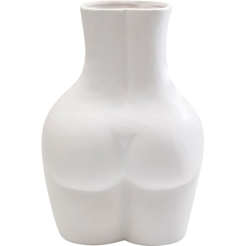 4025621549819 - Tischvase DESIGN Vase Donna weiß B27cm H40cm T16cm Keramik Dolomit Vasen
