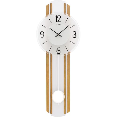 4037445158818 - Pendelwanduhr AMS W7232 braun (eichefarben) Wanduhren B H L 23cm x 7cm x 64cm QuarzuhrHolzgehäuseEsszimmerWohnzimmerMade in Germany 4037445158818 - Pendelwanduhr AMS W7232 braun (eichefarben) Wanduhren B H L 23cm x 7cm x 64cm QuarzuhrHolzgehäuseEsszimmerWohnzimmerMade in Germany
