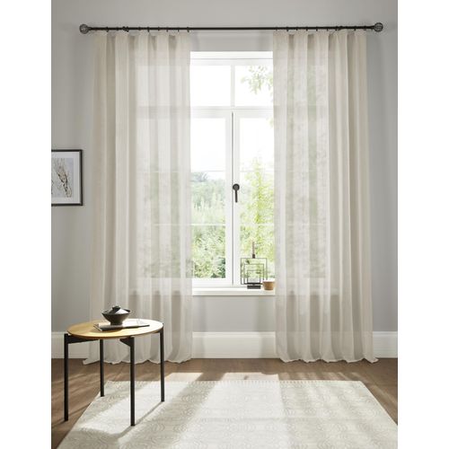 6941446602448 - Gardine ANDAS Fiete Gardinen Gr 245 cm Kräuselband 140 cm beige Kräuselband Leinen Optik Sichtschutz halbtransparent einfarbig Leinenoptik 6941446602448 - Gardine ANDAS Fiete Gardinen Gr 245 cm Kräuselband 140 cm beige Kräuselband Leinen Optik Sichtschutz halbtransparent einfarbig Leinenoptik