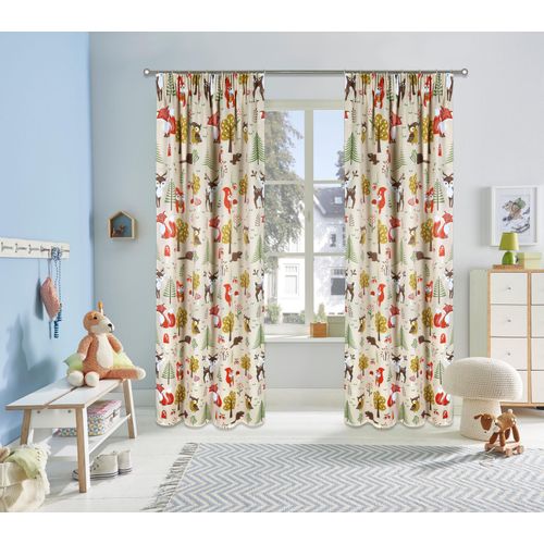 6941446610252 - Verdunkelungsvorhang LÜTTENHÜTT Waldtiere Gardinen Gr 225 cm Multifunktionsband 130 cm bunt (beige bunt) Kinder bedruckt blickdicht verschiedene Größen 6941446610252 - Verdunkelungsvorhang LÜTTENHÜTT Waldtiere Gardinen Gr 225 cm Multifunktionsband 130 cm bunt (beige bunt) Kinder bedruckt blickdicht verschiedene Größen