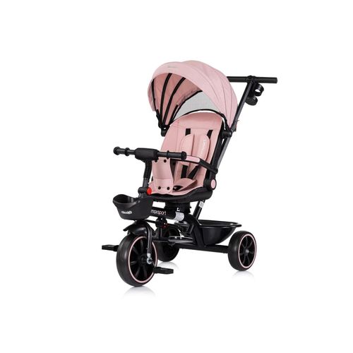 3800931064662 - Tricycle Max Sport 2 in 1 Dreirad Becherhalter Sitz umkehrbar Korb pink
