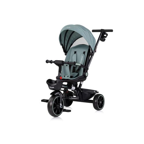 3800931064648 - Tricycle Max Sport 2 in 1 Dreirad Becherhalter Sitz umkehrbar Korb türkis