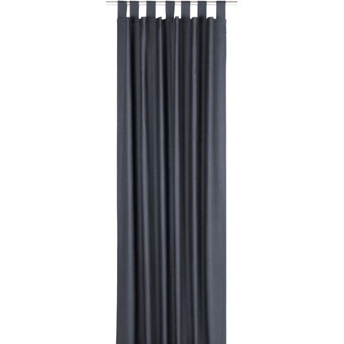 4260478143579 - Vorhang TOM TAILOR DOVE Gardinen Gr 255 cm Schlaufen 140 cm grau (anthrazit) Landhaus Gardinen Gardine