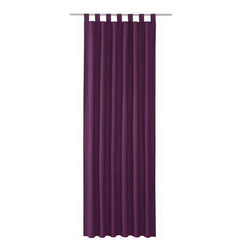 4260196170383 - Vorhang TOM TAILOR DOVE Gardinen Gr 255 cm Schlaufen 130 cm lila (brombeere) Landhaus Gardinen Gardine