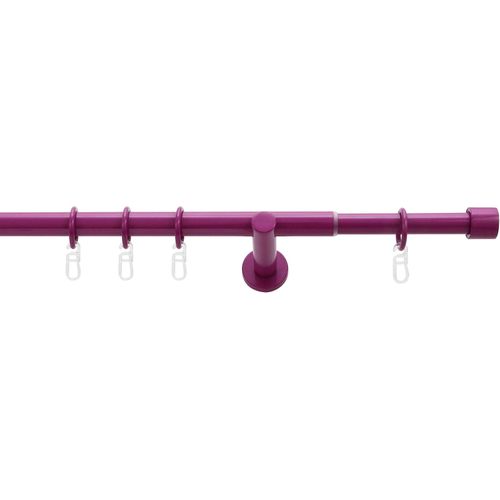 4042627011355 - Gardinenstange Andrax indeko Ø 20 mm 1-läufig ausziehbar verschraubt Aluminium stufenlos verstellbare Teleskopstange lila 4042627011355 - Gardinenstange Andrax indeko Ø 20 mm 1-läufig ausziehbar verschraubt Aluminium stufenlos verstellbare Teleskopstange lila