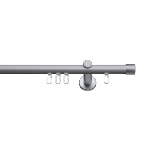 4042627725023 - Gardinenstange INDEKO Andrax Gr 3 silber (edelstahlfarben silberfarben) L200cm Ø16mm Aluminium Gardinenstangen Innenlauf Komplett-Set inkl Gleitern und Montagematerial 4042627725023 - Gardinenstange INDEKO Andrax Gr 3 silber (edelstahlfarben silberfarben) L200cm Ø16mm Aluminium Gardinenstangen Innenlauf Komplett-Set inkl Gleitern und Montagematerial