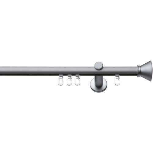 4043627013011 - Gardinenstange INDEKO Ibiza Gr 3 silber (edelstahlfarben silberfarben) L200cm Ø16mm Aluminium Gardinenstangen Innenlauf Komplett-Set inkl Gleitern und Montagematerial 4043627013011 - Gardinenstange INDEKO Ibiza Gr 3 silber (edelstahlfarben silberfarben) L200cm Ø16mm Aluminium Gardinenstangen Innenlauf Komplett-Set inkl Gleitern und Montagematerial