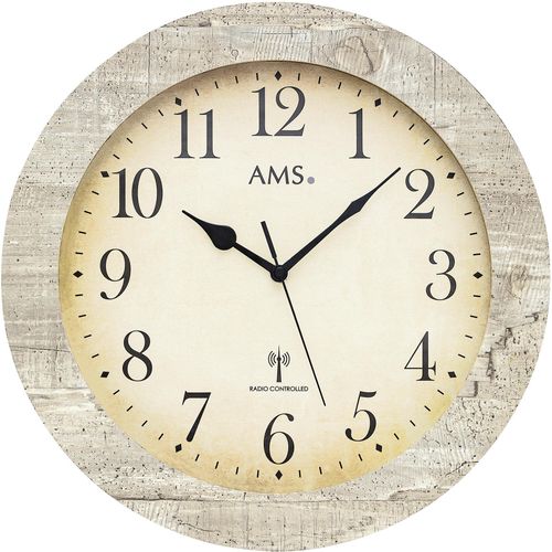 4037445158207 - Funkwanduhr AMS F5561 grau (betonfarben) Wanduhren H 5cm Made in GermanyQuarzHolzWohnzimmerKücheArbeitszimmer Flur 4037445158207 - Funkwanduhr AMS F5561 grau (betonfarben) Wanduhren H 5cm Made in GermanyQuarzHolzWohnzimmerKücheArbeitszimmer Flur