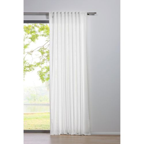 4040255304085 - Ondeco Schlaufenschal Mood Gardinen Blickdicht Vorhang Schlafzimmer 1er Set Farbe Weiß Größe 135x245 cm 4040255304085 - Ondeco Schlaufenschal Mood Gardinen Blickdicht Vorhang Schlafzimmer 1er Set Farbe Weiß Größe 135x245 cm