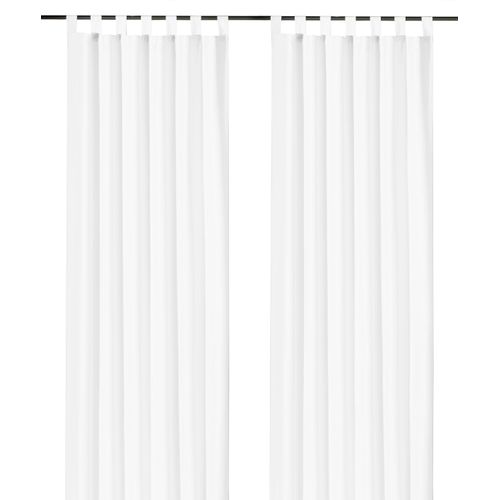 4005385143409 - Vorhang Vito Weckbrodt Schlaufen (1 St) blickdicht Satin Schlaufenschal Gardine blickdicht Microvelour Unifarben weiß