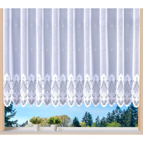 4005385837322 - Weckbrodt Gardine »Weimar« (1 St) Jacquard floral Halbtransparent Sockel Bordüre gebogt Store 4005385837322 - Weckbrodt Gardine »Weimar« (1 St) Jacquard floral Halbtransparent Sockel Bordüre gebogt Store