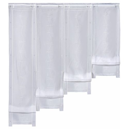 4005385824483 - Scheibengardine WECKBRODT Selina Gardinen Gr 120 cm Stangendurchzug 73 cm silberfarben Scheibengardinen transparent Gardine Hochraff Gardine Voile Stickerei bestickt transparent Raffung 4005385824483 - Scheibengardine WECKBRODT Selina Gardinen Gr 120 cm Stangendurchzug 73 cm silberfarben Scheibengardinen transparent Gardine Hochraff Gardine Voile Stickerei bestickt transparent Raffung