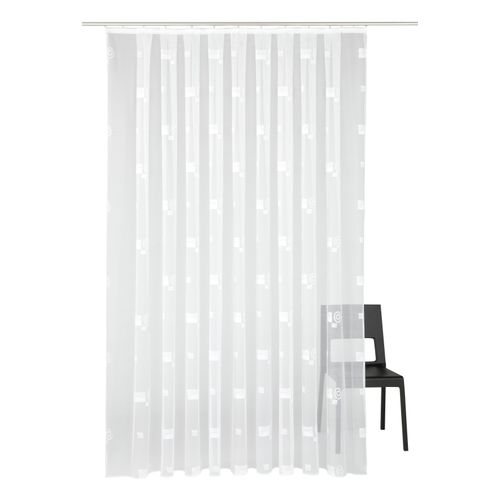 4005385473759 - Gardine WECKBRODT Jacquardstore BL-MW Gardinen Gr 95 cm Kräuselband 440 cm weiß Kräuselband halbtransparent Polyester Strukturmuster Motiv nach Maß 4005385473759 - Gardine WECKBRODT Jacquardstore BL-MW Gardinen Gr 95 cm Kräuselband 440 cm weiß Kräuselband halbtransparent Polyester Strukturmuster Motiv nach Maß