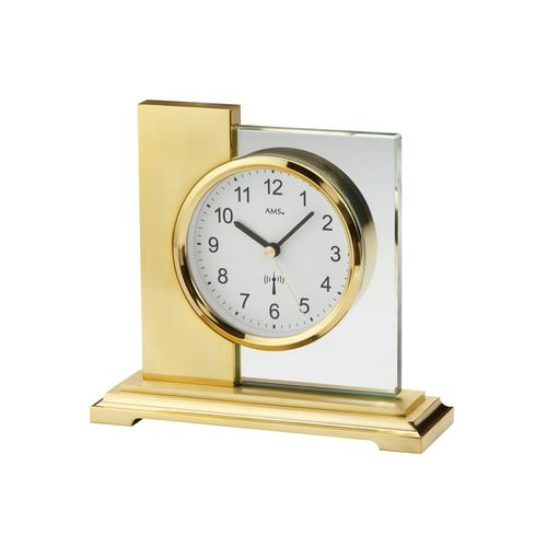 4037445142862 - Funktischuhr AMS 5141 gold (goldfarben) Tischuhren Wohnzimmer Esszimmer 4037445142862 - Funktischuhr AMS 5141 gold (goldfarben) Tischuhren Wohnzimmer Esszimmer