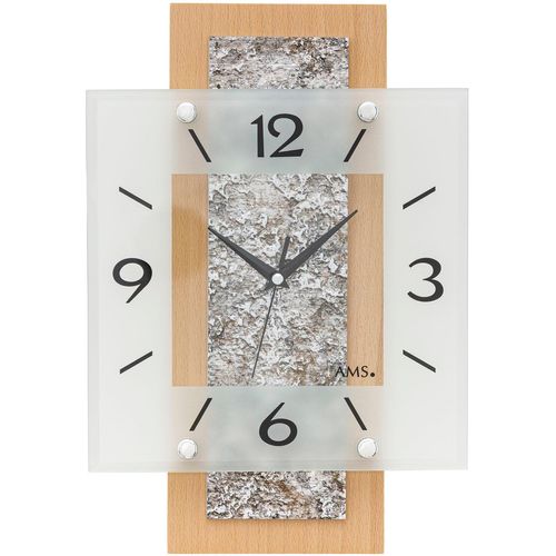 4037445160637 - Funkwanduhr AMS F5507O Wanduhren Gr B H L 24 cm x 5 cm x 40 cm braun (buchefarben) Exklusiv Wanduhr Quarzuhr Buche massiv Wohnzimmer Made in Germany 4037445160637 - Funkwanduhr AMS F5507O Wanduhren Gr B H L 24 cm x 5 cm x 40 cm braun (buchefarben) Exklusiv Wanduhr Quarzuhr Buche massiv Wohnzimmer Made in Germany