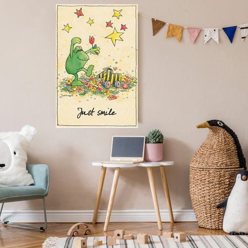 4262513380710 - Leinwandbild LUCKYLINDE Der Froch - Just Smile bunt (farbe bild(er) bunt) B60cm H90cm T2cm Canvas Holzrahmen Bilder Exklusive JANOSCH Kindermotive 4262513380710 - Leinwandbild LUCKYLINDE Der Froch - Just Smile bunt (farbe bild(er) bunt) B60cm H90cm T2cm Canvas Holzrahmen Bilder Exklusive JANOSCH Kindermotive