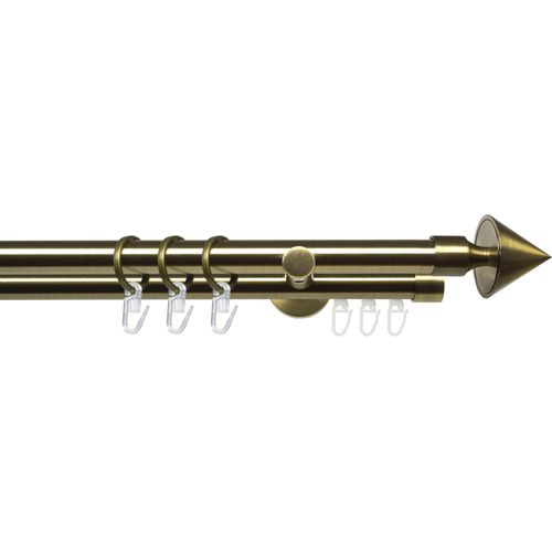4016318377686 - Gardinenstange Stilgarnitur 20 mm Blues Kegel Gardinenstangen Gr L 120 cm Ø 2 mm 1 St 2 läufig grau (messingfarben) Gardinenstange Gardinenstangen Wandmontage Komplett 4016318377686 - Gardinenstange Stilgarnitur 20 mm Blues Kegel Gardinenstangen Gr L 120 cm Ø 2 mm 1 St 2 läufig grau (messingfarben) Gardinenstange Gardinenstangen Wandmontage Komplett