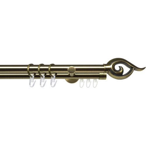 4016318377280 - Gardinenstange Stilgarnitur 20 mm Blues Bessie Gardinenstangen Gr L 120 cm Ø 2 mm 1 St 2 läufig grau (messingfarben) Gardinenstange Gardinenstangen Wandmontage Komplett 4016318377280 - Gardinenstange Stilgarnitur 20 mm Blues Bessie Gardinenstangen Gr L 120 cm Ø 2 mm 1 St 2 läufig grau (messingfarben) Gardinenstange Gardinenstangen Wandmontage Komplett
