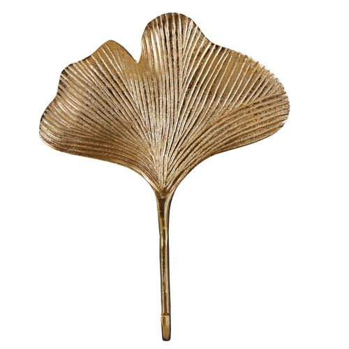 4251561901084 - riess-ambiente Kleiderhaken 3er Set GINKGO - 30cm silber handmade Metall 4251561901084 - riess-ambiente Kleiderhaken 3er Set GINKGO - 30cm silber handmade Metall