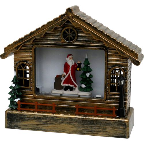 4046183648680 - SIGRO LED Haus mit Santa 4046183648680 - SIGRO LED Haus mit Santa