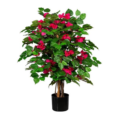 4064118246985 - P & B Kunstpflanze Grün Rot Kunststoff 100 cm inkl Topf mit Naturstamm UV-beständig Dekoration Blumen & Zubehör Kunstpflanzen 4064118246985 - P & B Kunstpflanze Grün Rot Kunststoff 100 cm inkl Topf mit Naturstamm UV-beständig Dekoration Blumen & Zubehör Kunstpflanzen