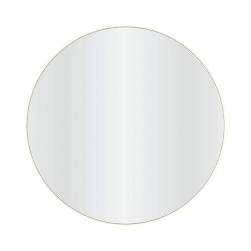 5705387011063 - Wandspiegel LOEVSCHALL Refine Wandspiegel Rund für alle Raumtypen Stilvoller Rahmen gold (messing) B100cm H100cm T15cm Ø100cm Spiegel Runder Spiegel für Schlafzimmer Wohnzimmer Garderobe und Badezimmer