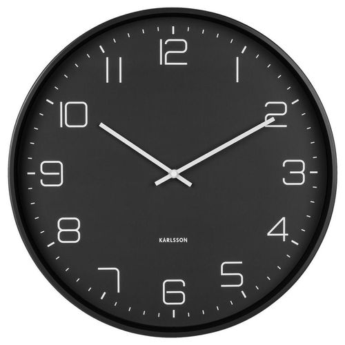8714302655722 - Wanduhr Lofty Schwarz Metall 40x40x45 cm Dekoration Uhren Wanduhren 8714302655722 - Wanduhr Lofty Schwarz Metall 40x40x45 cm Dekoration Uhren Wanduhren