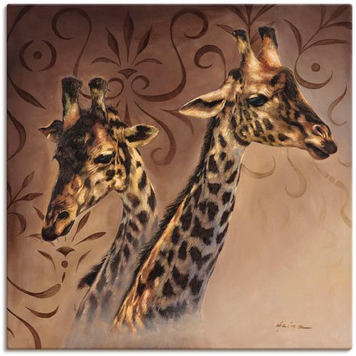 4055327142458 - Wandbild ARTLAND Giraffen Porträt Bilder Gr B H 100 cm x 100 cm Leinwandbild Wildtiere 1 St braun Bild Metallbild Metallbilder Bilder als Alubild Leinwandbild Wandaufkleber oder Poster in versch Größen 4055327142458 - Wandbild ARTLAND Giraffen Porträt Bilder Gr B H 100 cm x 100 cm Leinwandbild Wildtiere 1 St braun Bild Metallbild Metallbilder Bilder als Alubild Leinwandbild Wandaufkleber oder Poster in versch Größen