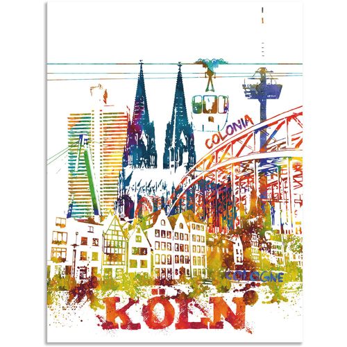 4062144716182 - Wandbild ARTLAND Köln Grafik Bilder Gr B H 60 cm x 80 cm Alu-Dibond-Druck Köln Hochformat 1 St bunt Kunstdrucke als Alubild Leinwandbild Wandaufkleber oder Poster in versch Größen 4062144716182 - Wandbild ARTLAND Köln Grafik Bilder Gr B H 60 cm x 80 cm Alu-Dibond-Druck Köln Hochformat 1 St bunt Kunstdrucke als Alubild Leinwandbild Wandaufkleber oder Poster in versch Größen