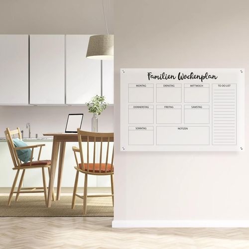 4067437104615 - Wanddekoobjekt QUEENCE Family schwarz Wanddekoobjekte B H T 90cm x 60cm x 04cm Familien Wochenplaner Acrylglas Wochenplan Familienkalender Wandkalender Acrylglas zum beschriften B90cm H60cm T04cm 4067437104615 - Wanddekoobjekt QUEENCE Family schwarz Wanddekoobjekte B H T 90cm x 60cm x 04cm Familien Wochenplaner Acrylglas Wochenplan Familienkalender Wandkalender Acrylglas zum beschriften B90cm H60cm T04cm