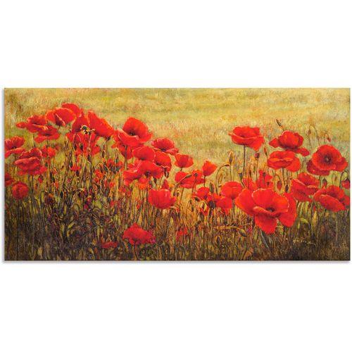 4057738420774 - Wandbild ARTLAND Mohnfeld Bilder Gr B H 100 cm x 50 cm Alu-Dibond-Druck Blumenwiese 1 St rot Bild Metallbild Metallbilder Bilder als Alubild Leinwandbild Wandaufkleber oder Poster in versch Größen 4057738420774 - Wandbild ARTLAND Mohnfeld Bilder Gr B H 100 cm x 50 cm Alu-Dibond-Druck Blumenwiese 1 St rot Bild Metallbild Metallbilder Bilder als Alubild Leinwandbild Wandaufkleber oder Poster in versch Größen