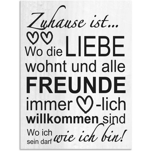 4062144722718 - Wandbild ARTLAND Wo die Liebe wohnt Bilder Gr B H 60 cm x 80 cm Alu-Dibond-Druck Sprüche & Texte Hochformat 1 St grau Kunstdrucke als Alubild Leinwandbild Wandaufkleber oder Poster in versch Größen 4062144722718 - Wandbild ARTLAND Wo die Liebe wohnt Bilder Gr B H 60 cm x 80 cm Alu-Dibond-Druck Sprüche & Texte Hochformat 1 St grau Kunstdrucke als Alubild Leinwandbild Wandaufkleber oder Poster in versch Größen