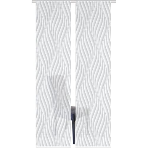 4056751298803 - Schiebegardine VISION S 2ER SET WAVE Gr 1 grau B60cm H260cm Polyester Gardinen HxB 260x60 Schiebevorhang 2er Set Digitaldruck 4056751298803 - Schiebegardine VISION S 2ER SET WAVE Gr 1 grau B60cm H260cm Polyester Gardinen HxB 260x60 Schiebevorhang 2er Set Digitaldruck