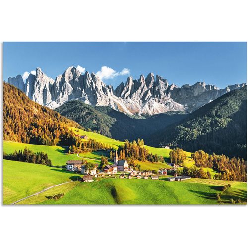 4062144596487 - Wandbild ARTLAND Alpen Berge Santa Maddalena Bilder Gr B H 90 cm x 60 cm Alu-Dibond-Druck Berge & Alpenbilder Querformat 1 St grün Kunstdrucke als Alubild Leinwandbild Wandaufkleber oder Poster in versch Größen 4062144596487 - Wandbild ARTLAND Alpen Berge Santa Maddalena Bilder Gr B H 90 cm x 60 cm Alu-Dibond-Druck Berge & Alpenbilder Querformat 1 St grün Kunstdrucke als Alubild Leinwandbild Wandaufkleber oder Poster in versch Größen