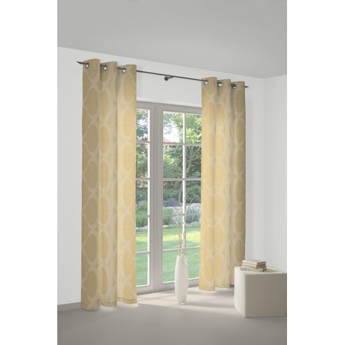 4004567121532 - Vorhang WIRTH Lahstedt Gr 1 beige (sand) B135cm H145cm Jacquard Polyacryl Polyester Gardinen 4004567121532 - Vorhang WIRTH Lahstedt Gr 1 beige (sand) B135cm H145cm Jacquard Polyacryl Polyester Gardinen