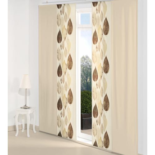 4004567169473 - Schiebegardine WIRTH MAREK Gr 3 braun B60cm H225cm Polyester Gardinen 4004567169473 - Schiebegardine WIRTH MAREK Gr 3 braun B60cm H225cm Polyester Gardinen