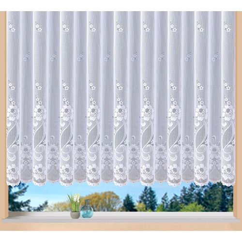4005385819090 - Gardine WECKBRODT Chelsea Gr 4 weiß B300cm H175cm Jacquard Polyester Gardinen Jacquard strukturiert halbtransparent BordürefloralAllover Store 4005385819090 - Gardine WECKBRODT Chelsea Gr 4 weiß B300cm H175cm Jacquard Polyester Gardinen Jacquard strukturiert halbtransparent BordürefloralAllover Store